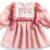 Baby Girl Birthday Dress Goose Outfit Polyester Cute Design-0