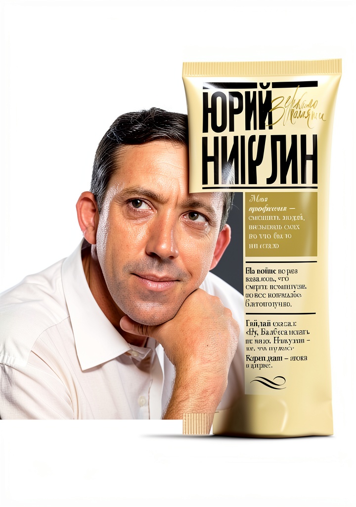 Russian biography Kindle eBook cover showing actor or entertainer imagery