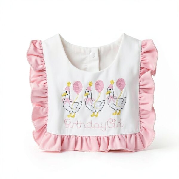 Baby Girl Birthday Dress Goose Outfit Polyester Cute Design-3