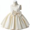 IADOER Baby Girls Flower Tutu Dress Soft Satin Elegant-2