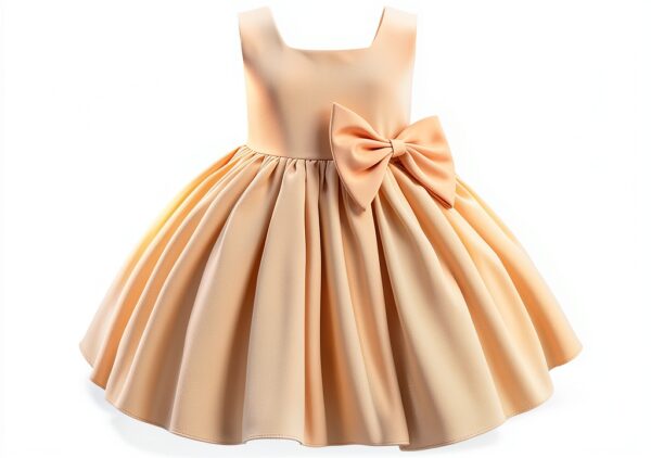 IADOER Baby Girls Flower Tutu Dress Soft Satin Elegant-1