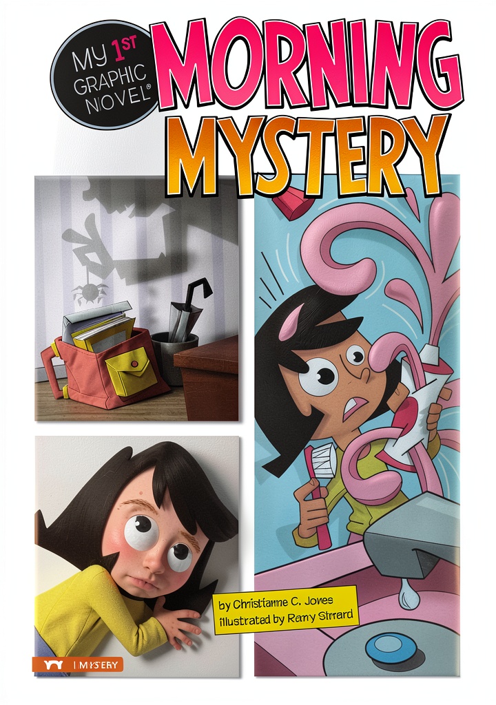 'Children reading My First Graphic health book with guided view'